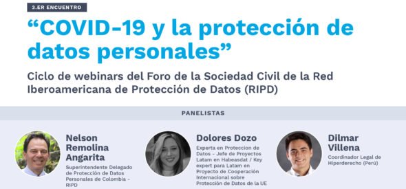 3er. encuentro del ciclo de webinars del Foro de la Sociedad Civil de la RIPD