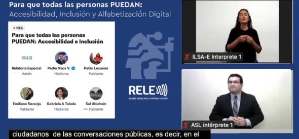 La ADC y la RELE organizaron un conversatorio sobre alfabetización digital y habilidades cívicas